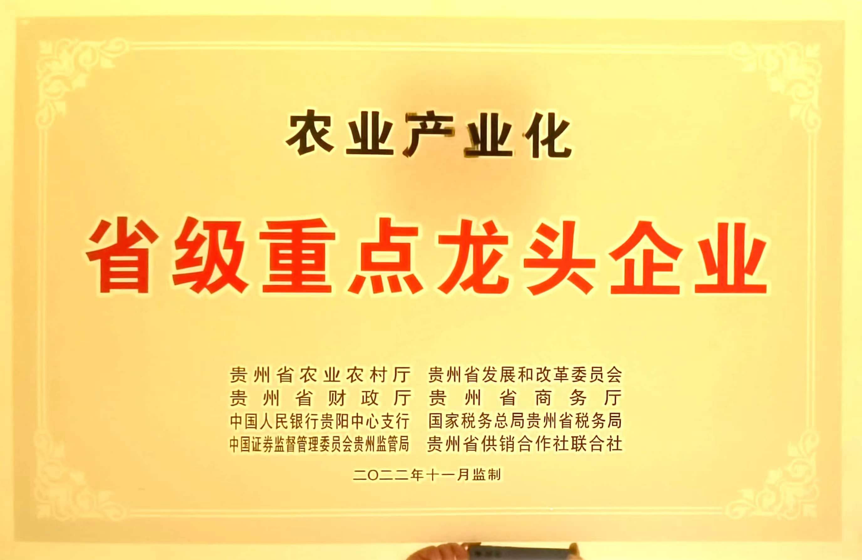 省级龙头企业